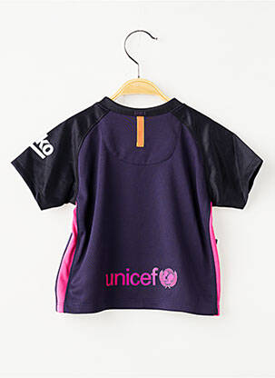 Tricou sport fotbal mâneci scurte albastru NIKE băiat