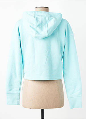 Hanorac cu glugă țesătură țesătură lurex mâneci lungi albastru NIKE fată