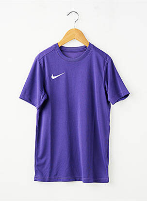 Tricou sport multisport mâneci scurte violet NIKE copil