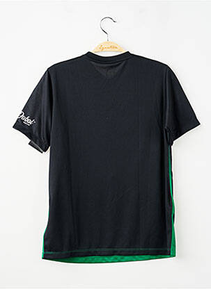 Tricou serigrafie flockată mâneci scurte negru NIKE copil