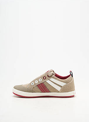 Slip-on-uri vârf rotund vârf rotund bej GEOX băiat