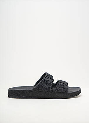 Mulete/saboți vârf deschis toc plat până la 3 cm negru CACATOÈS femeie