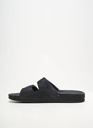 Mulete/saboți vârf deschis toc plat până la 3 cm negru CACATOÈS femeie