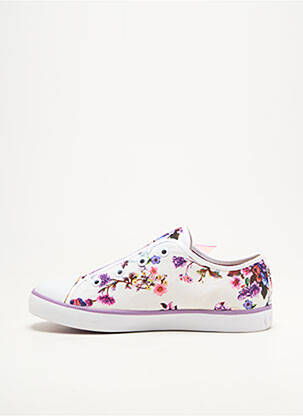 Adidași închidere cu șireturi vârf rotund violet GEOX fată