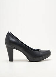 Pantofi cu toc vârf rotund toc de 7 la 9 cm negru GEOX femeie