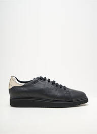 Adidași țesătură satinată toc plat până la 3 cm negru GEOX femeie