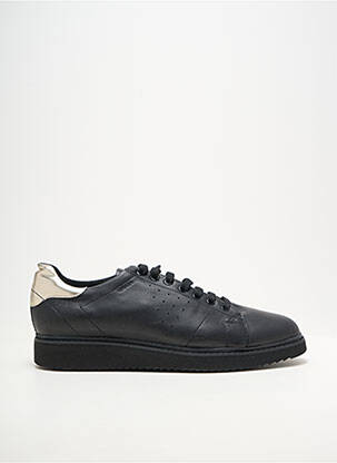 Adidași țesătură satinată toc plat până la 3 cm negru GEOX femeie