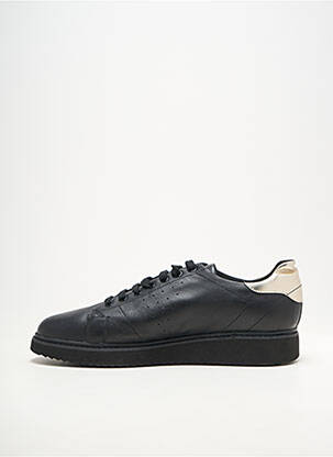 Adidași țesătură satinată toc plat până la 3 cm negru GEOX femeie