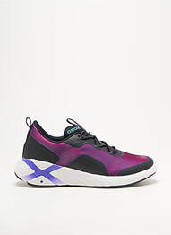 Adidași țesătură satinată vârf rotund violet GEOX fată