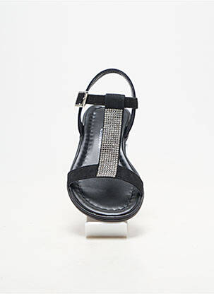 Sandale/pantofi decupați chiquet chiquet negru REQINS fată