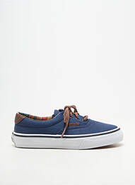 Adidași închidere cu șireturi vârf rotund albastru VANS băiat