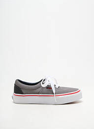 Adidași închidere cu șireturi vârf rotund gri VANS băiat