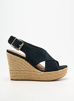 Espadrile închidere cu buclă(e) toc plat până la 3 cm negru UGG femeie