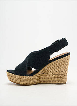 Espadrile închidere cu buclă(e) toc plat până la 3 cm negru UGG femeie