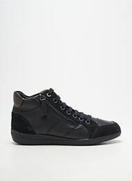 Adidași închidere cu fermoar și șireturi toc plat până la 3 cm negru GEOX femeie