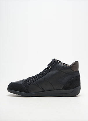 Adidași închidere cu fermoar și șireturi toc plat până la 3 cm negru GEOX femeie