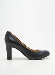 Pantofi cu toc vârf rotund toc de 7 la 9 cm negru GEOX femeie