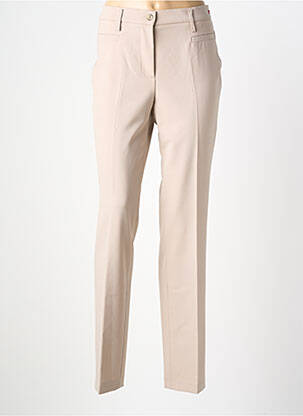 Pantalon slim talie elastică mărime normală bej ATELIER GARDEUR femeie