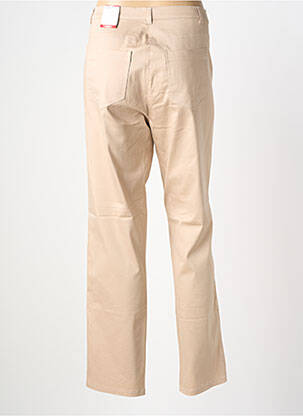 Pantalon slim țesătură poplin mărime normală bej FRANK WALDER femeie