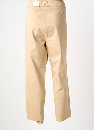 Pantalon 7/8 țesătură poplin mărime normală bej FRANK WALDER femeie