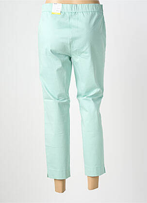 Pantalon 7/8 țesătură poplin mărime normală verde FRANK WALDER femeie