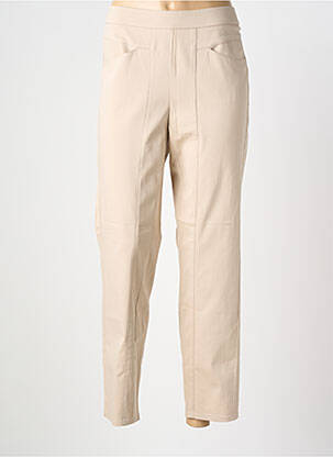 Pantalon 7/8 elasticitate mărime normală bej FRANK WALDER femeie