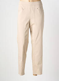 Pantalon 7/8 elasticitate mărime normală bej FRANK WALDER femeie