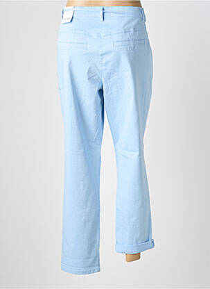 Pantalon chino țesătură poplin mărime normală albastru GERRY WEBER femeie