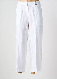 Pantalon 7/8 talie cu cleme mărime normală alb GERRY WEBER femeie