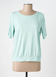 Tricou elasticitate mâneci scurte verde FRANK WALDER femeie