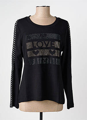 Tricou mâneci lungi mâneci lungi negru DOLCEZZA femeie