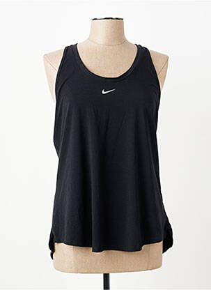 Maiou serigrafie flockată fără mâneci negru NIKE femeie