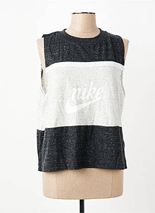 Maiou croială dreaptă fără mâneci negru NIKE femeie