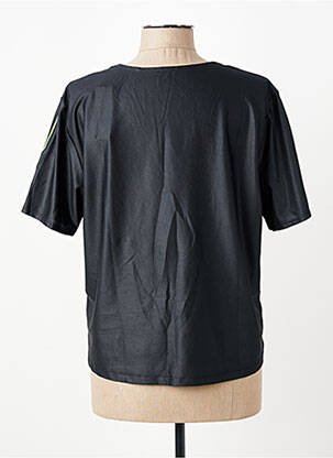 Tricou serigrafie flockată mâneci scurte negru NIKE femeie