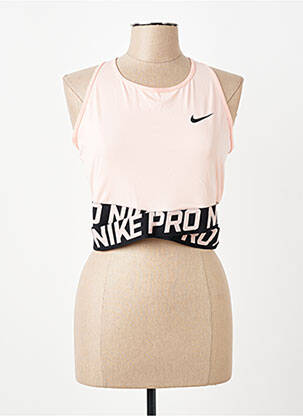 Sutien fără armatură bralete roz NIKE femeie