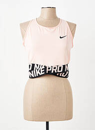 Sutien fără armatură bralete roz NIKE femeie