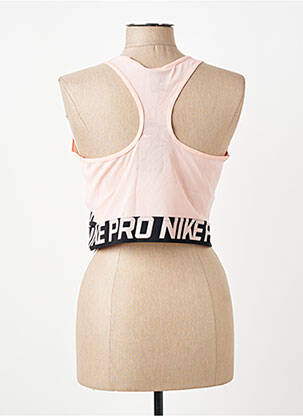 Sutien fără armatură bralete roz NIKE femeie