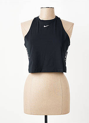 Top elasticitate fără mâneci negru NIKE femeie