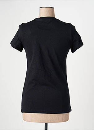 Tricou serigrafie flockată mâneci scurte negru NIKE femeie