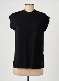 Tricou croială dreaptă mâneci scurte negru NIKE femeie