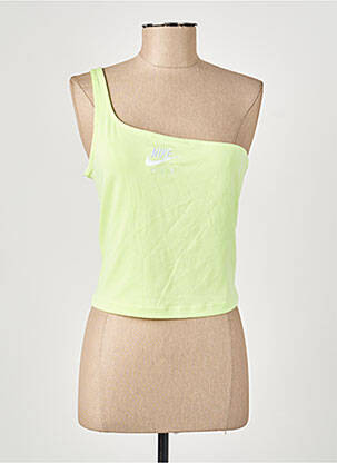 Top elasticitate fără mâneci verde NIKE femeie