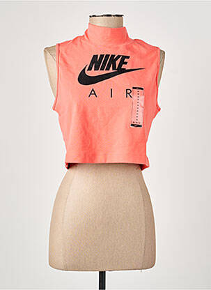 Top elasticitate fără mâneci portocalie NIKE femeie