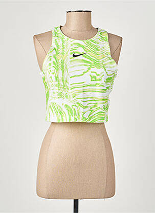Top elasticitate fără mâneci verde NIKE femeie