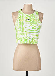 Top elasticitate fără mâneci verde NIKE femeie