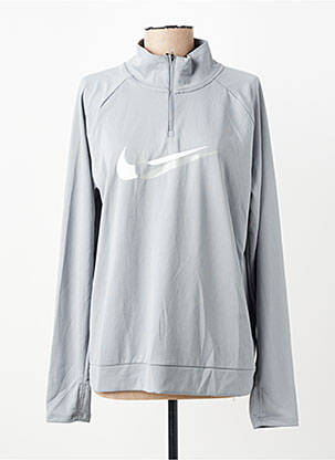 Tricou mâneci lungi mâneci lungi gri NIKE femeie
