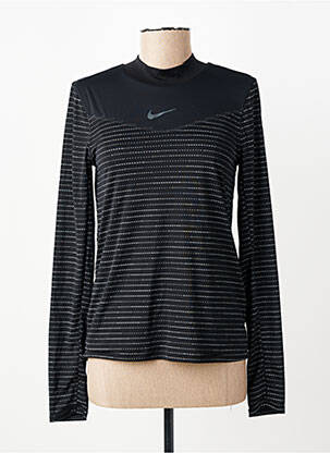 Tricou imprimeu fantezie mâneci lungi negru NIKE femeie