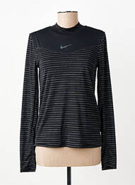 Tricou imprimeu fantezie mâneci lungi negru NIKE femeie