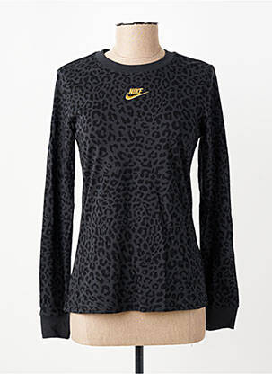 Tricou mâneci lungi mâneci lungi gri NIKE femeie