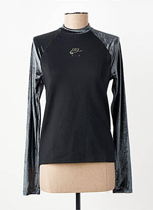 Tricou mâneci lungi mâneci lungi negru NIKE femeie