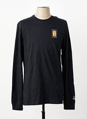 Tricou croială cambrată mâneci lungi negru NIKE bărbat